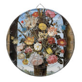 HERRLICHER BLUMENSTRAUSS DARTSCHEIBE (vorne)