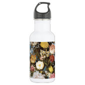 HERRLICHER BLUMENSTRAUSS EDELSTAHLFLASCHE (Vorderseite)