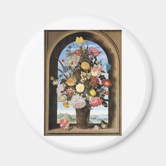 HERRLICHER BLUMENSTRAUSS MAGNET (Vorne)