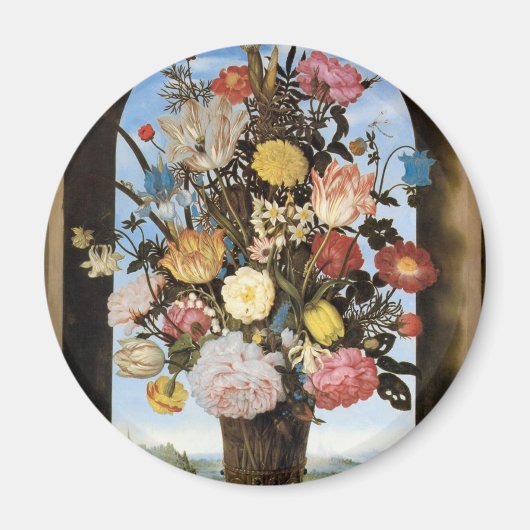 HERRLICHER BLUMENSTRAUSS MAGNET (Vorne)