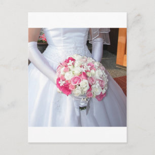 HERRLICHER BLUMENSTRAUSS POSTKARTE