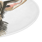 Herrlicher deutscher Hirte, Zeichnend Alsationshun Schneidebrett (Ecke)