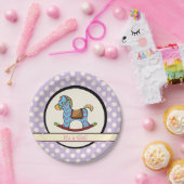 Herrlicher Herz-SchwingpferdepapierTeller Pappteller (Party)