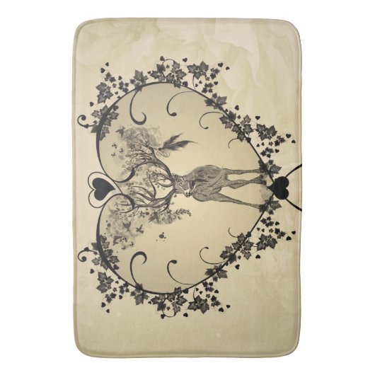 Herrlicher Hirsch Badematte (Vorderseite Vertikal)