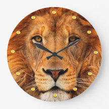 Herrlicher Löwenkopf bewundernswert Regal