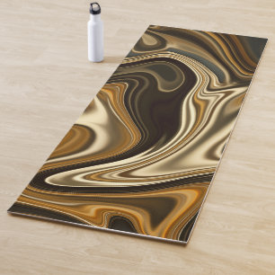 Herrlicher Marmorstil - Mont Blanc Brown Yogamatte