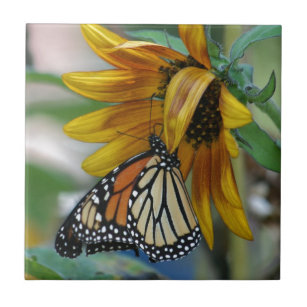 Garten Mit Sonnenblumen Fliesen Zazzle De