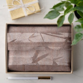Herrlicher natürlicher Bambus Seidenpapier (Geschenk)