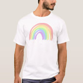 Herrlicher Pastellregenbogen-T - Shirt (Vorderseite)