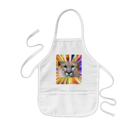 HERRLICHER PUMA KINDERSCHÜRZE (Vorne)
