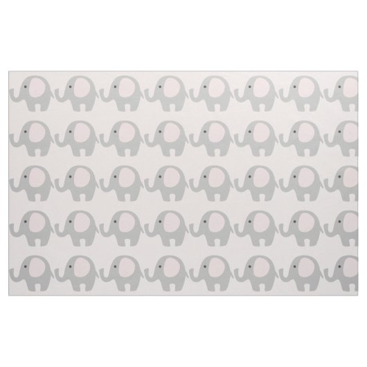 Herrlicher rosa Baby-Elefant Stoff (Yard (91,4 cm))