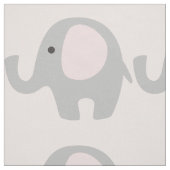 Herrlicher rosa Baby-Elefant Stoff (Muster)