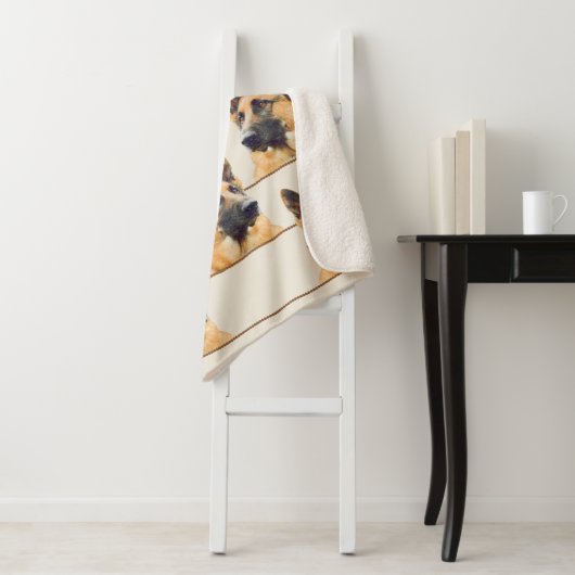 Herrlicher Schäferhund-Hund Sherpadecke (Beispiel)