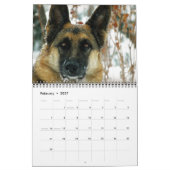 Herrlicher Schäferhund-Hundekalender Kalender (Feb 2027)