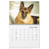 Herrlicher Schäferhund-Kalender Kalender (Feb 2026)