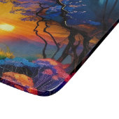 Herrlicher Sonnenaufgang über dem Teich Schneidebrett (Ecke)