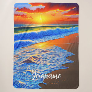 Herrlicher Sonnenuntergang am Strand Sherpadecke
