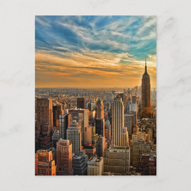 Postkarte XXL Panorama New York Central Park – 22x11 Cm, Hochwertiger Fotodruck