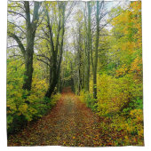 Herrlicher Waldweg-Bild-Duschvorhang Duschvorhang (Vorderseite)