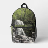 Herrlicher Wasserfall & grüner Kulisse Rucksack (Vorderseite)