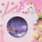 Herrlicher Weihnachtspapier-Teller Pappteller (Party)