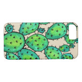Herrliches Aquarell-stacheliger Kaktus Case-Mate iPhone Hülle (Rückseite (Horizontal))