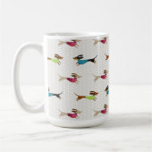 Herrliches Dackel-Muster Kaffeetasse (Links)