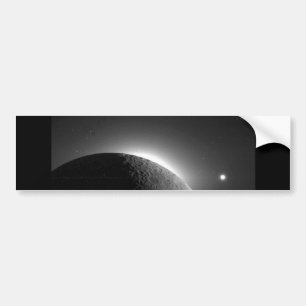 Herrliches die NASA-Bild, der Mond beleuchtete Autoaufkleber