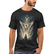 Herrliches himmlisches Engel Männer T-Shirt