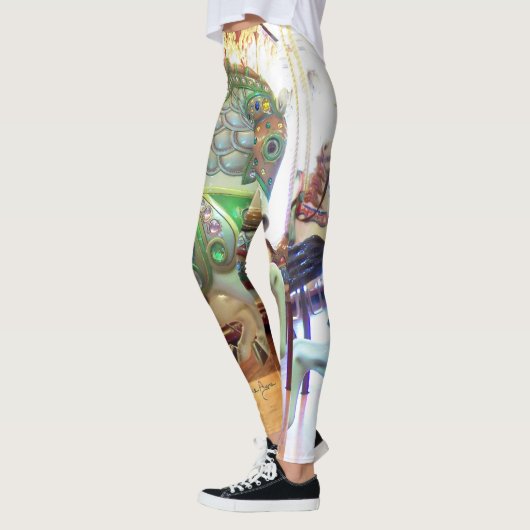 Herrliches Karussell-Pferd #3 Leggings (Links)