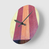 HERRLICHES KIRSCHholz Runde Wanduhr (Winkel)