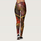 Herrliches Marmormuster Leggings (Rückseite)