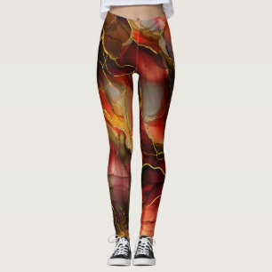 Herrliches Marmormuster Leggings