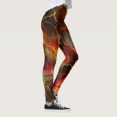 Herrliches Marmormuster Leggings (Rechts)