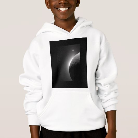 Herrliches Mond-und Venus-Bild Hoodie (Vorderseite)