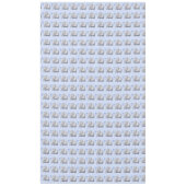 Herrliches niedliches blaues tischdecke (Vorderseite)