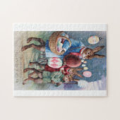 Herrliches Osterhasen-Parade-Puzzlespiel Puzzle (Horizontal)