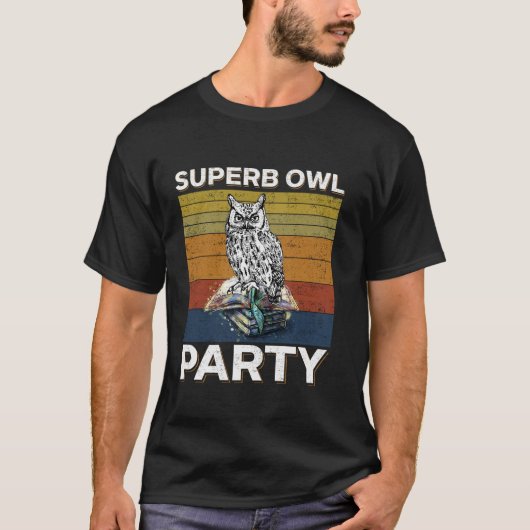 Herrliches Owl-Party Was wir im Schatten-Schatten- T-Shirt (Vorderseite)