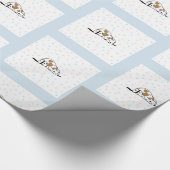 Herrliches Schlafenwelpen-Packpapier Geschenkpapier (Ecke)