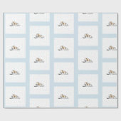 Herrliches Schlafenwelpen-Packpapier Geschenkpapier (Flach)
