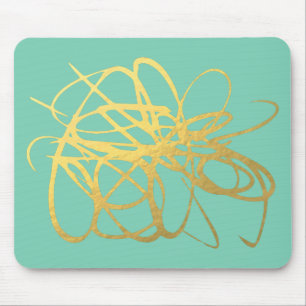 Herrliches schwarzes Gold Mousepadf für Ihr Büro Mousepad