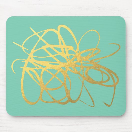 Herrliches schwarzes Gold Mousepadf für Ihr Büro Mousepad (Vorne)