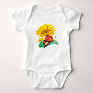 Herrliches wenig snoozy Marienkäfer babysuit Baby Strampler