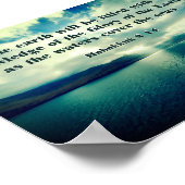 Herrlichkeit des Herrn, Bibelverse, Habakkuk 2:14 Poster (Ecke)