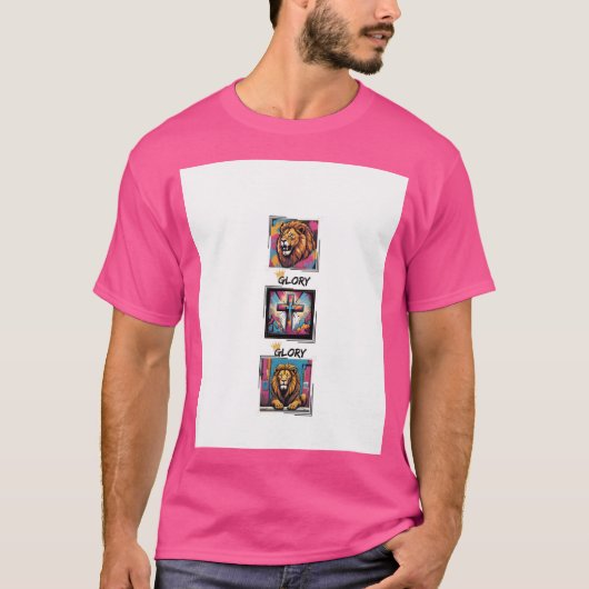 Herrlichkeit des Löwen Juda T-Shirt (Vorderseite)