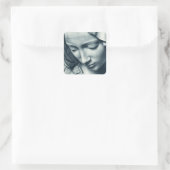 Herrlichkeit gegenüber Mary Quadratischer Aufkleber (Tasche)