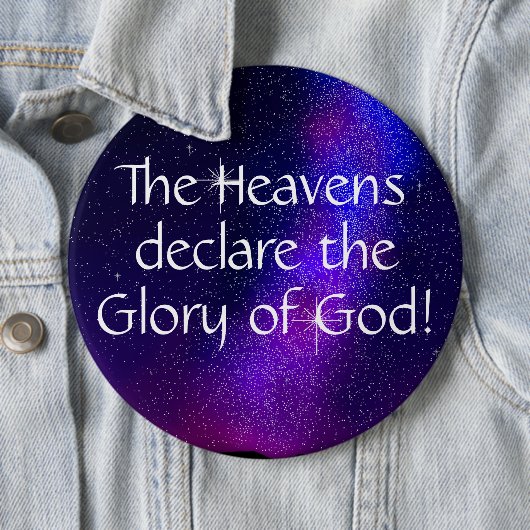 Herrlichkeit Gottes Button (Beispiel)