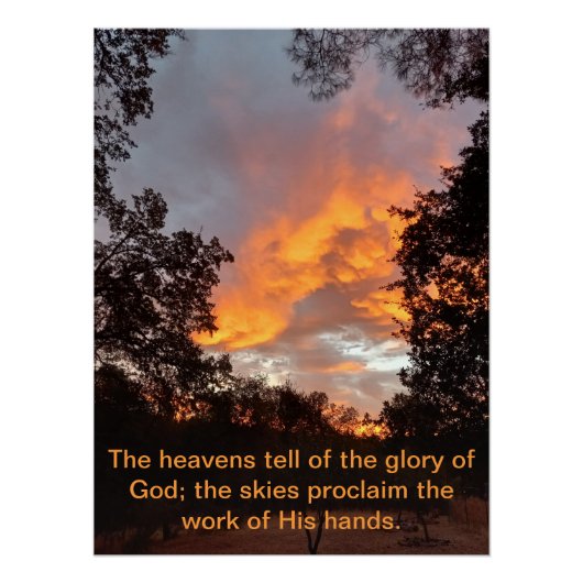 Herrlichkeit Gottes Poster (Vorderseite)
