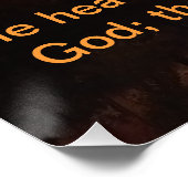 Herrlichkeit Gottes Poster (Ecke)