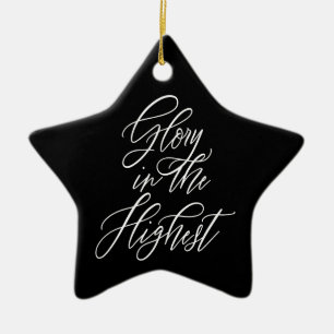 Herrlichkeit im höchsten religiösen Weihnachten Sc Keramik Ornament